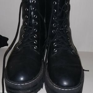 Platform Combat Boots